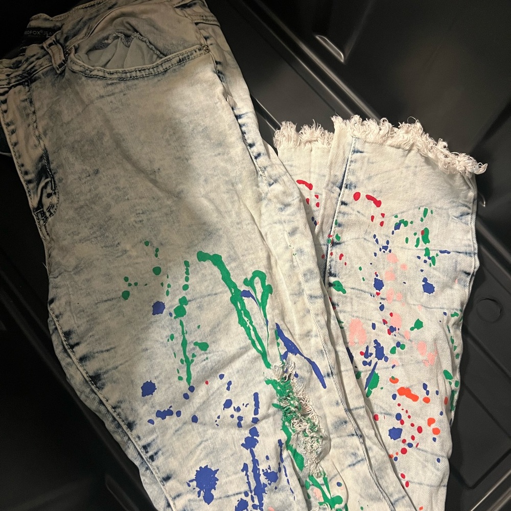 Paint Splash Denim jeans